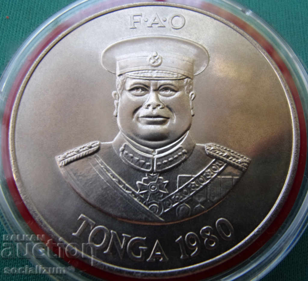 Tonga 2 Paang 1980 UNC Rare cu preț € 28.12 | 55.00 BGN