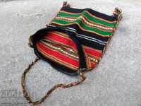 Antique hand-woven Christmas bag, bag