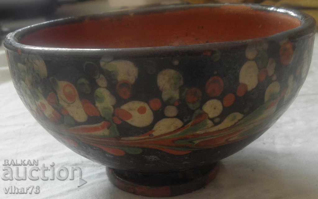 OLD CERAMIC BOWL-PLATE-BOWL - 6 OLD CERAMIC BOWL-PLATE-BOWL - 6