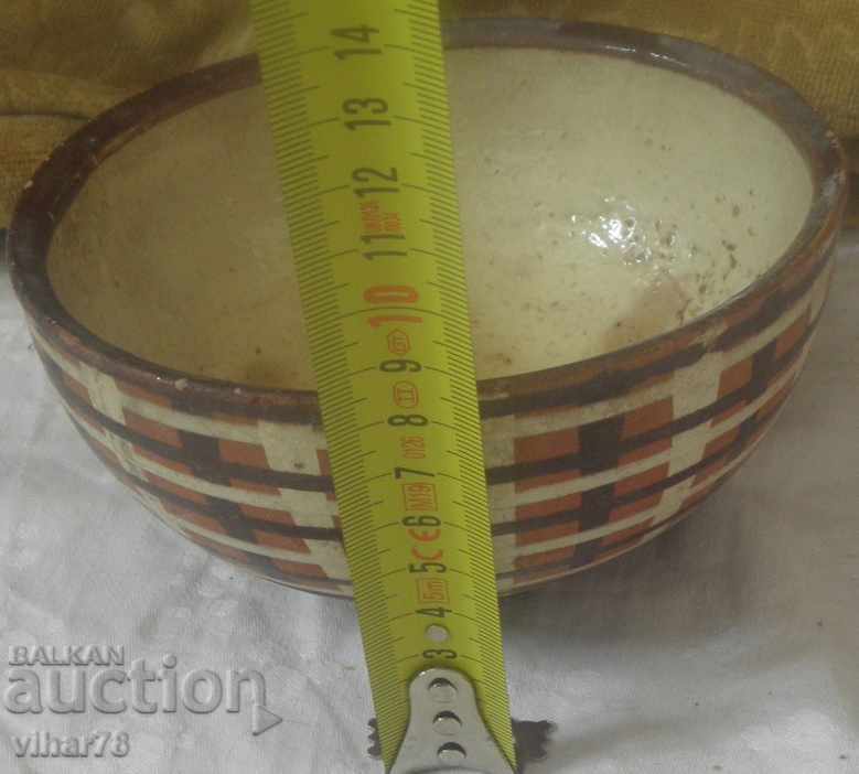 OLD CERAMIC BOWL-PLATE-BOWL with price 24.99 BGN | € 12.78 OLD CERAMIC BOWL-PLATE-BOWL with price 24.99 BGN | € 12.78