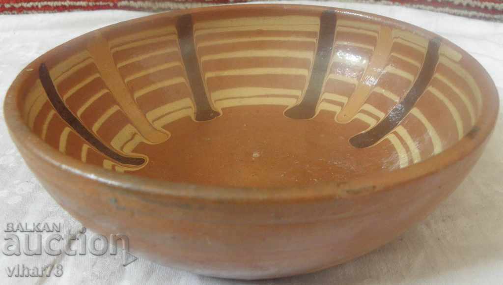 OLD CERAMIC BOWL-PLATE-BOWL with price 24.99 BGN | € 12.78 OLD CERAMIC BOWL-PLATE-BOWL with price 24.99 BGN | € 12.78