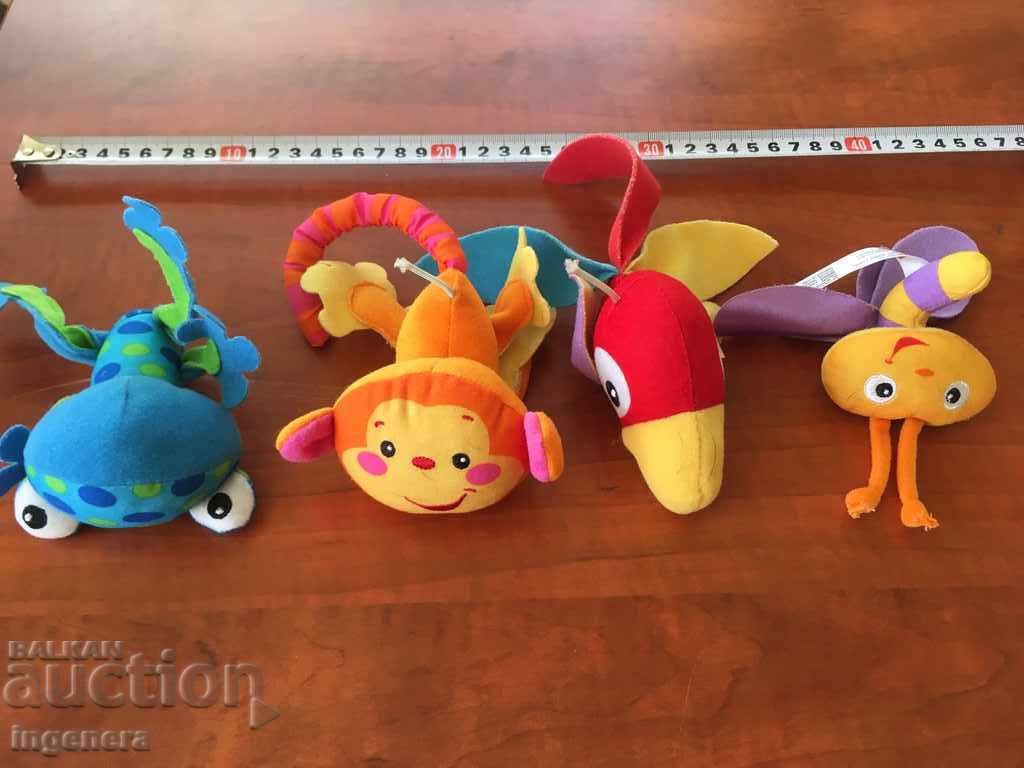 ИГРАЧКИ ЗАЛАГАЛКИ ПЛЮШЕНИ-4 БР