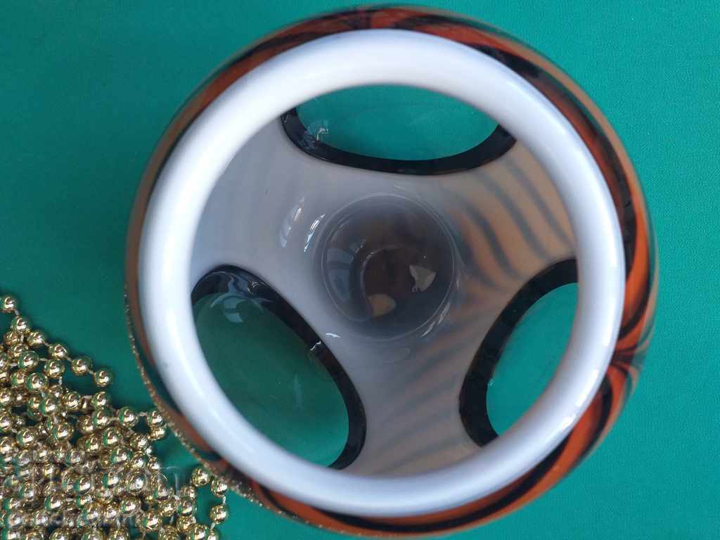 Murano!!! Rare crystal vase from the 60s, bonbonniere - 5