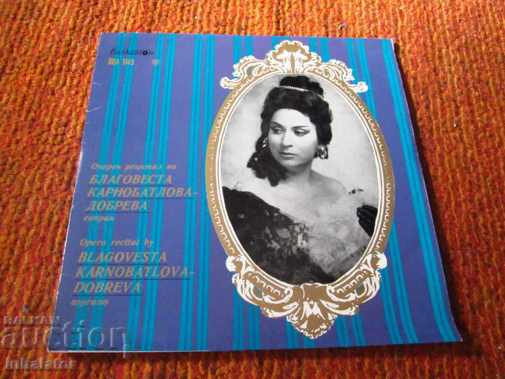 VOA 1145 - Blagovesta Karnobatlova Dobreva soprano
