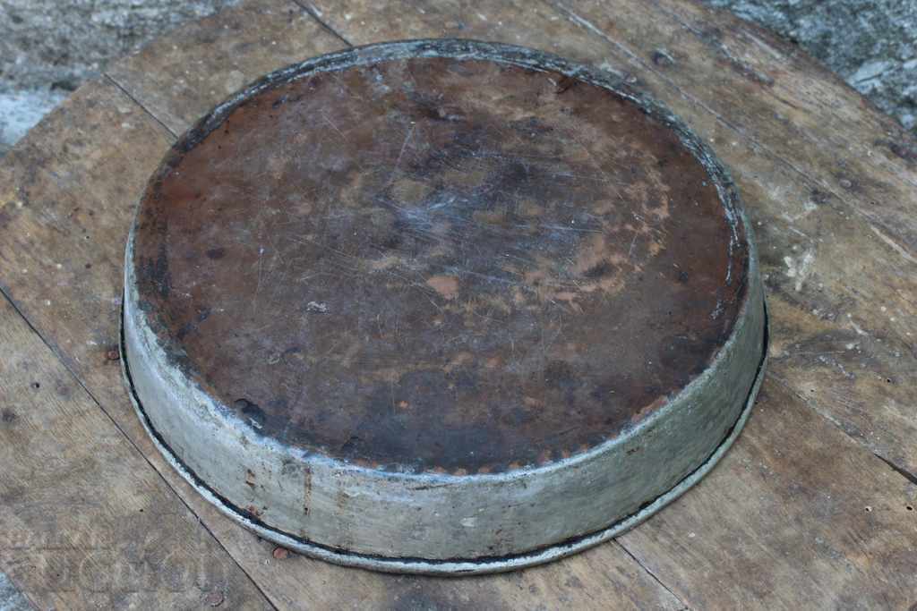 1926 OLD COPPER TRAY COPPER HONEY PIE COPPER TRAY - 5