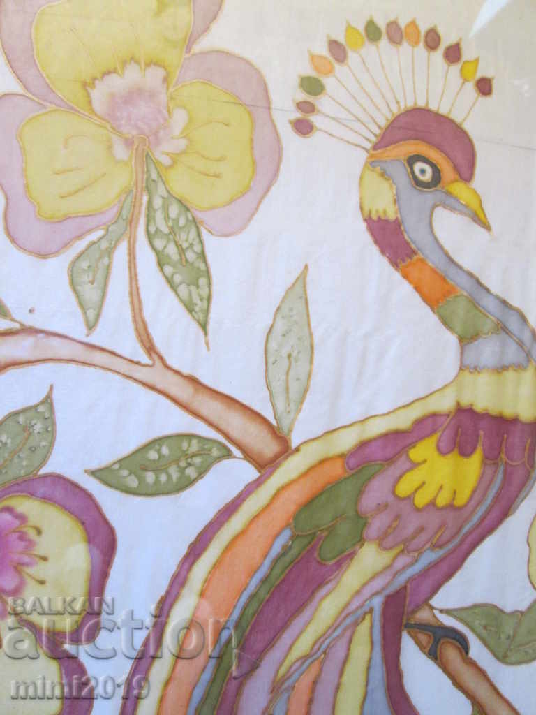 Secession painting, watercolor on natural silk, 82x62cm with price 190.00 BGN | € 97.15 Secession painting, watercolor on natural silk, 82x62cm with price 190.00 BGN | € 97.15