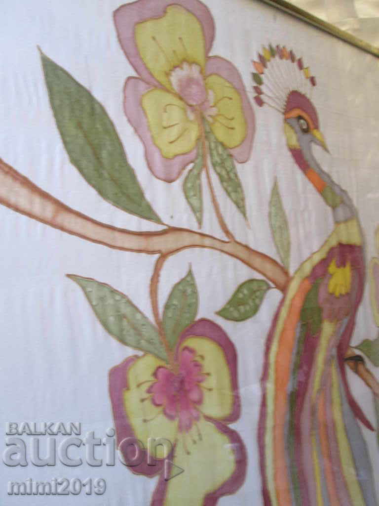 Delivery of Secession painting, watercolor on natural silk, 82x62cm Delivery of Secession painting, watercolor on natural silk, 82x62cm