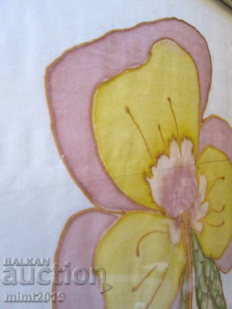 Secession painting, watercolor on natural silk, 82x62cm - 5 Secession painting, watercolor on natural silk, 82x62cm - 5