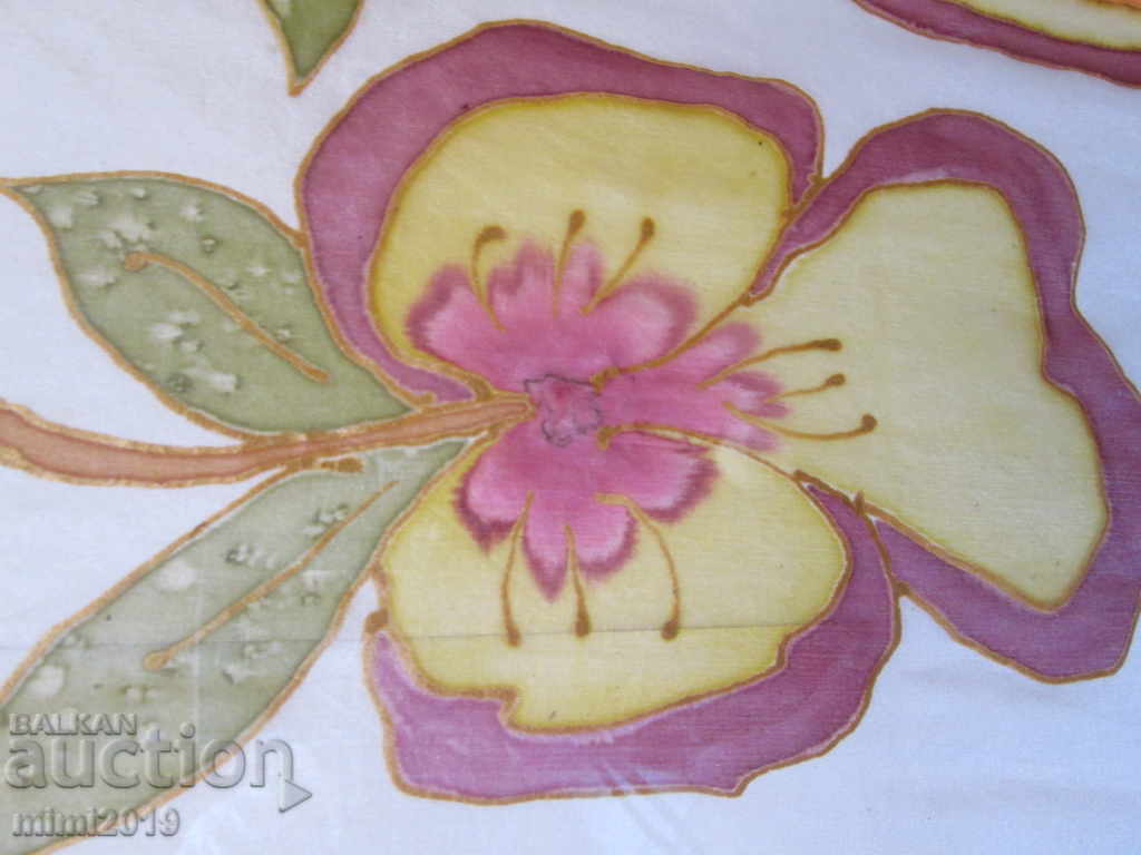 Secession painting, watercolor on natural silk, 82x62cm - 6 Secession painting, watercolor on natural silk, 82x62cm - 6