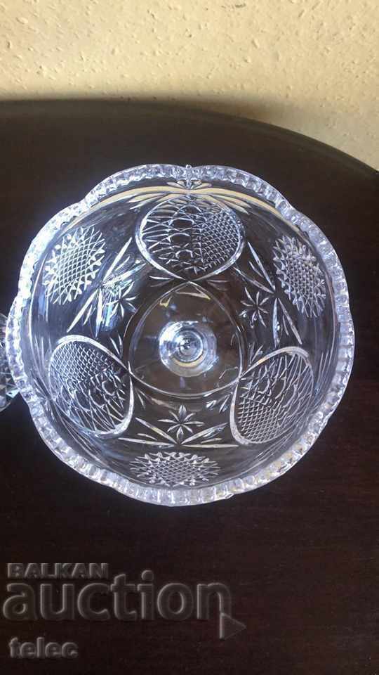 Δημοπρασία Κρυστάλλινο βάζο και μπολ Δημοπρασία Κρυστάλλινο βάζο και μπολ