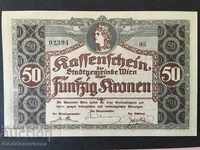 Austria Vienna 50 Kronen 1918 Pick UNL Ref 2394