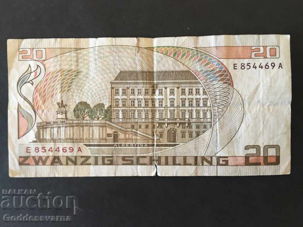 Austria 20 Shilling 1986 Pick 148 Ref 4469 with price 4.00 BGN | € 2.05