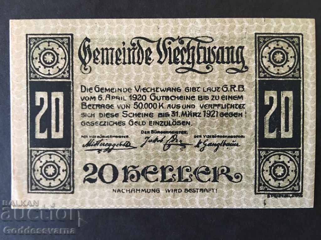 Γερμανία Notgeld 20 Heller 1920