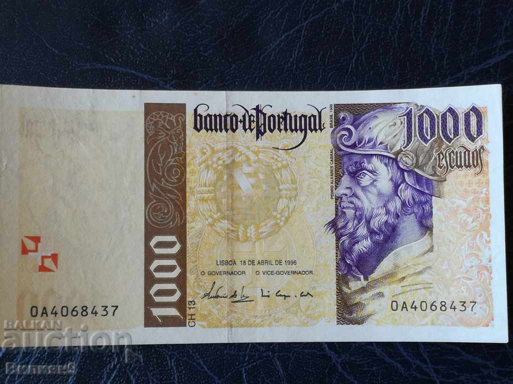 1000 Escudo 1996 Portugal Rare