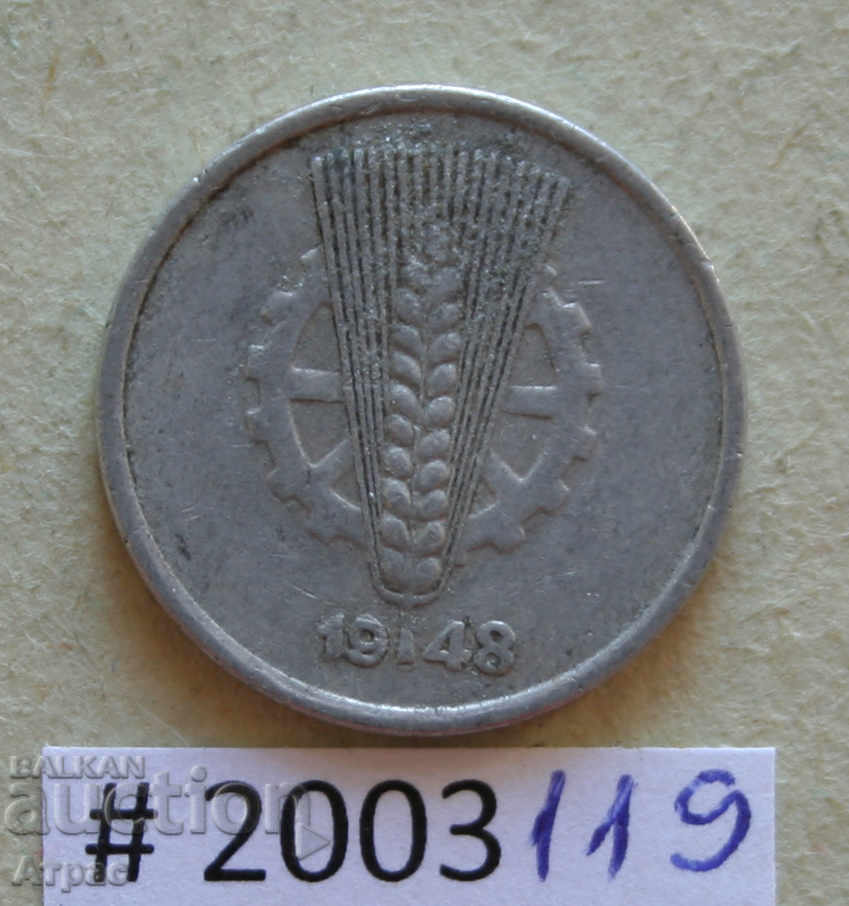 5 pfennig 1948 GDR με τιμή € 0.36 | 0.70 BGN