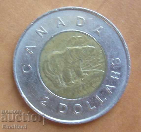 Канада 2 долара 1996