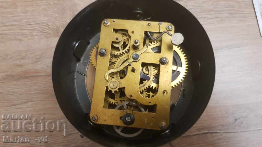 Auction Old French alarm clock - a rare model Auction Old French alarm clock - a rare model