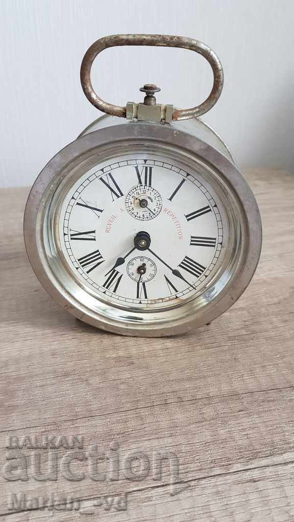 Vechi ceas cu alarmă francez - un model rar
