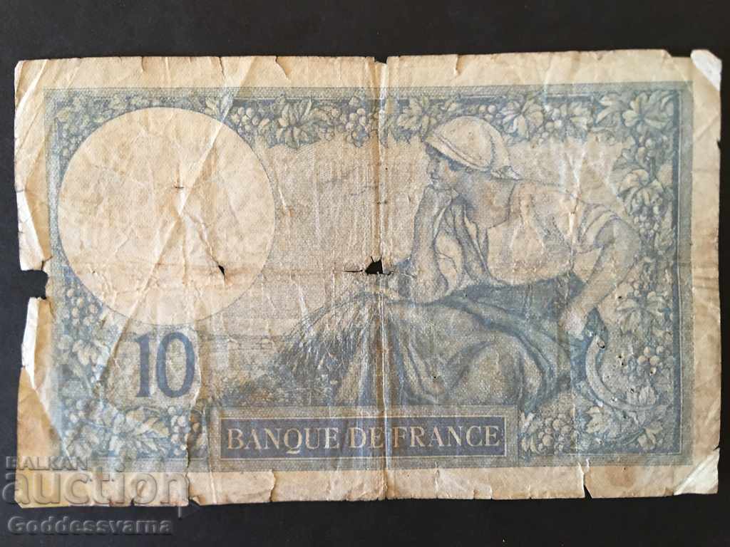 France 10 francs 1927 Pick 73d Ref 8807 with price 6.00 BGN | € 3.07 France 10 francs 1927 Pick 73d Ref 8807 with price 6.00 BGN | € 3.07