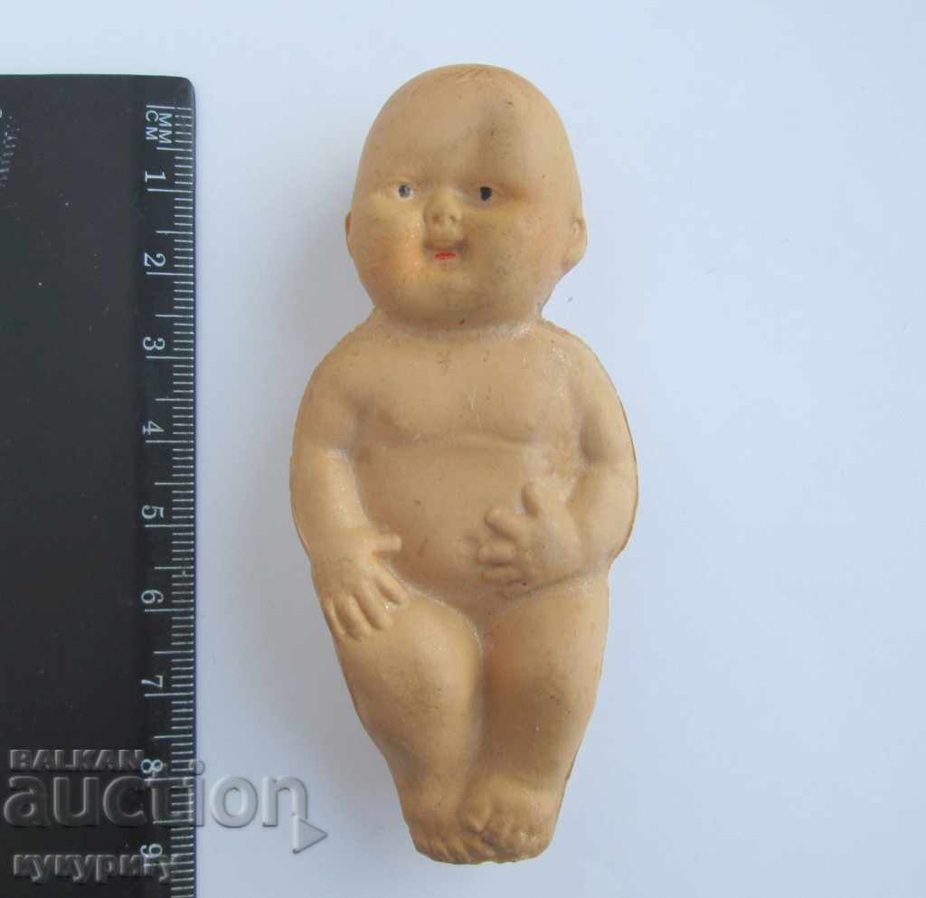 Delivery of Old rubber toy mini doll baby Japan Delivery of Old rubber toy mini doll baby Japan
