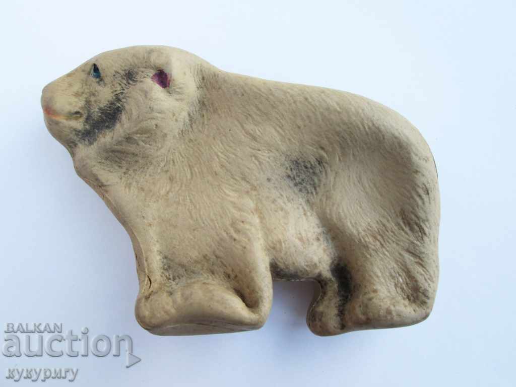 Delivery of Old rubber toy mini polar bear japan