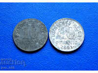 Germany - 2 pcs. 10 Pfennig /10 Pfennig/ 1920, 1921