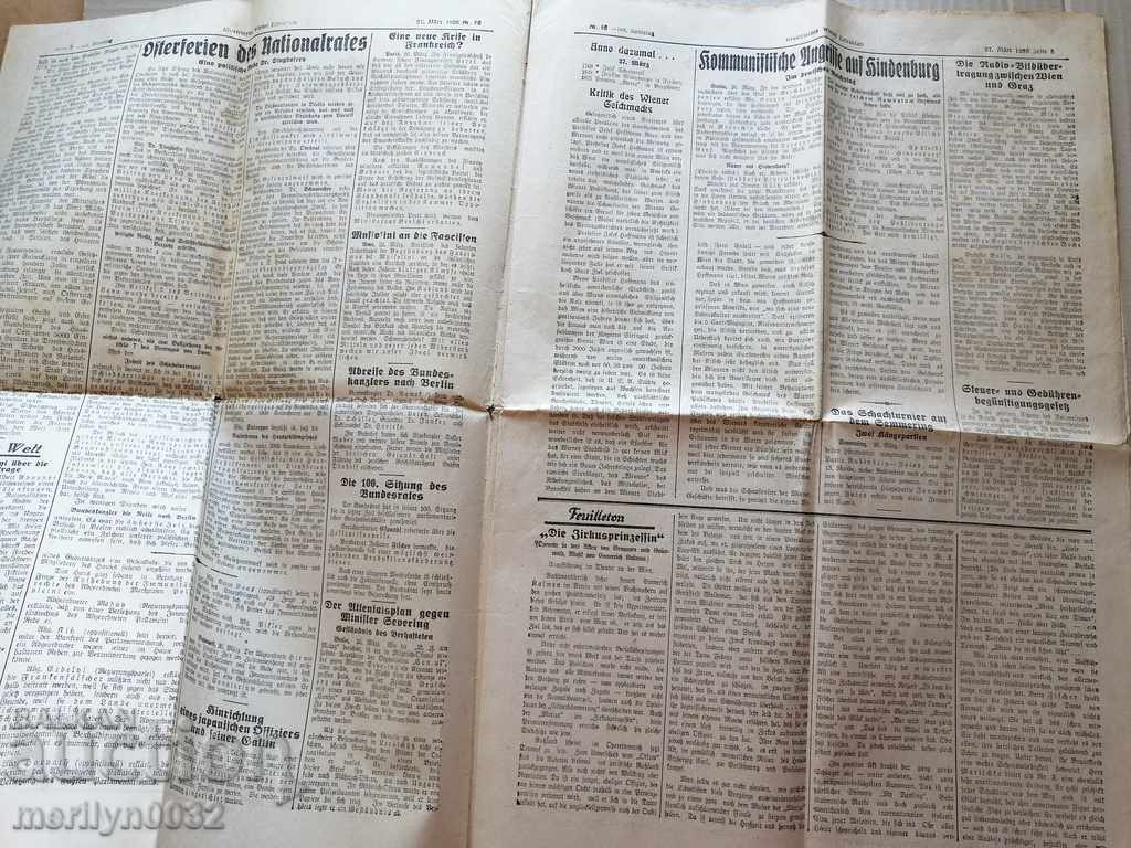 Auction German newspaper 1926 weekly Auction German newspaper 1926 weekly
