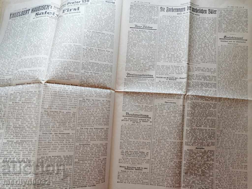 German newspaper 1926 weekly - 5 German newspaper 1926 weekly - 5