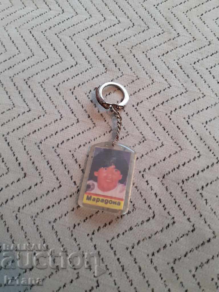 Old keychain Maradona