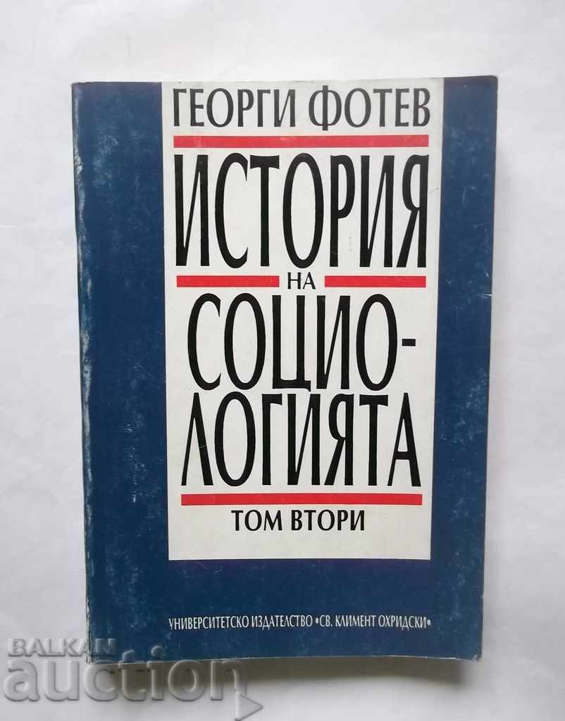 История на социологията. Том 2 Георги Фотев 1993 г.