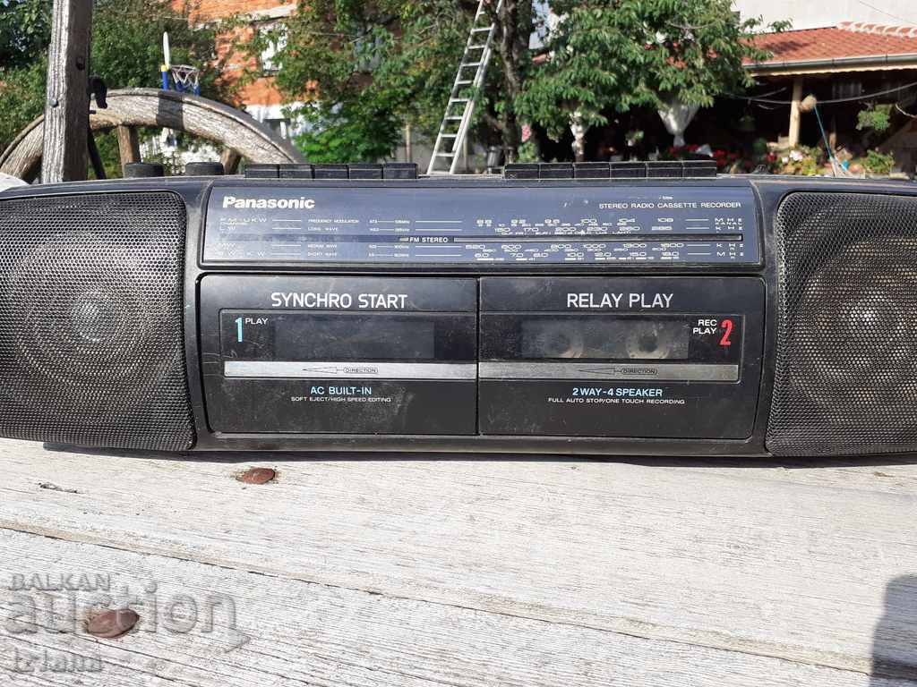 Old Panasonic Radio Cassette Player with price 65.00 BGN | € 33.23 Old Panasonic Radio Cassette Player with price 65.00 BGN | € 33.23