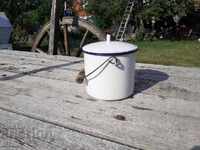 Cratita veche emailata