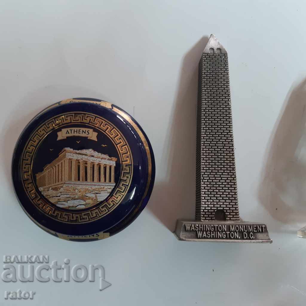 Souvenirs, souvenir - Paris, Washington, Athens - 3 pieces