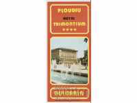 Advertising leaflet Plovdiv Hotel Trimontium