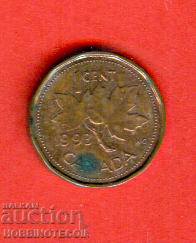 CANADA CANADA 1 cent issue - issue 1993 - THE QUEEN