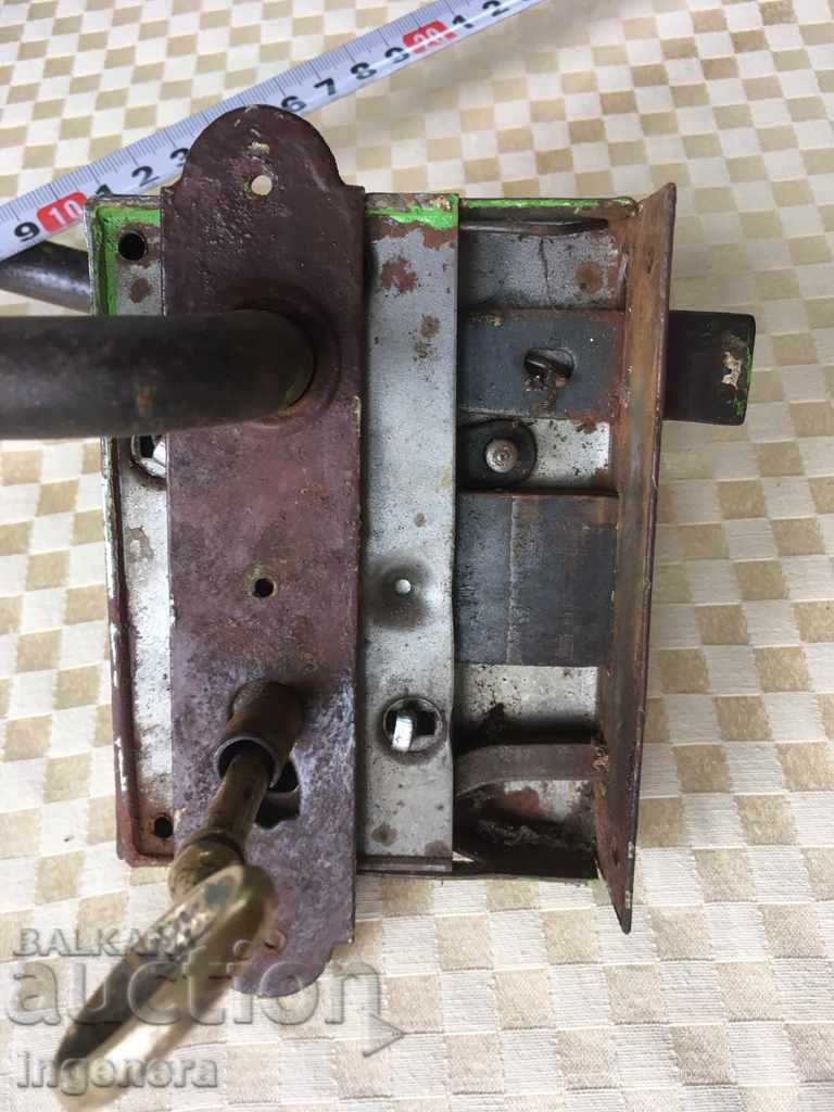 LOCK LOCK WITH DOUBLE LOCKING OLD WORKS - 5 LOCK LOCK WITH DOUBLE LOCKING OLD WORKS - 5