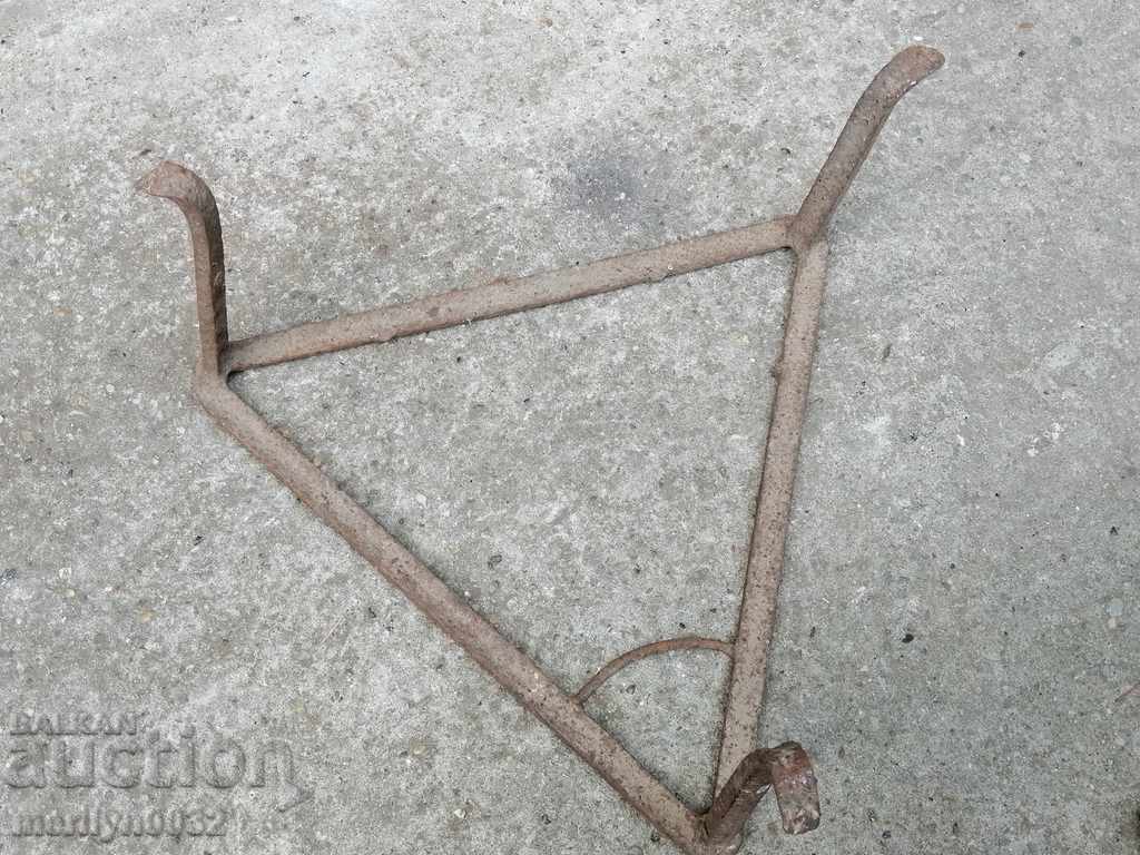 Antique wrought iron stove, hearth, grill, wrought iron - 6 Antique wrought iron stove, hearth, grill, wrought iron - 6