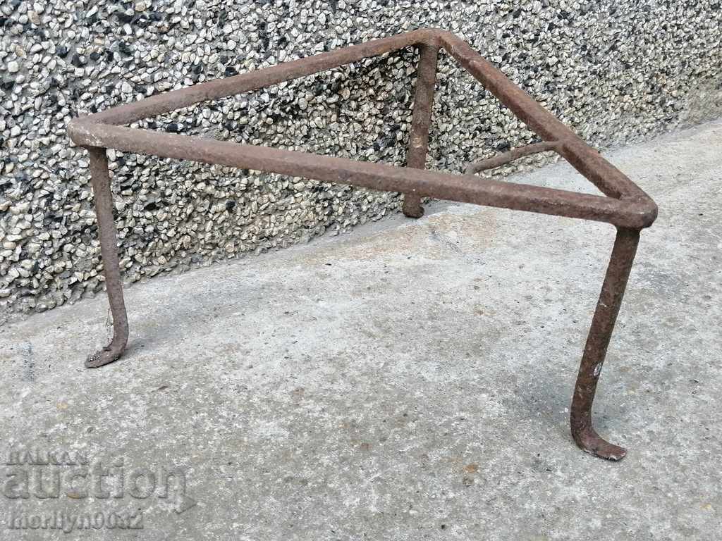 Antique wrought iron stove, hearth, grill, wrought iron Antique wrought iron stove, hearth, grill, wrought iron