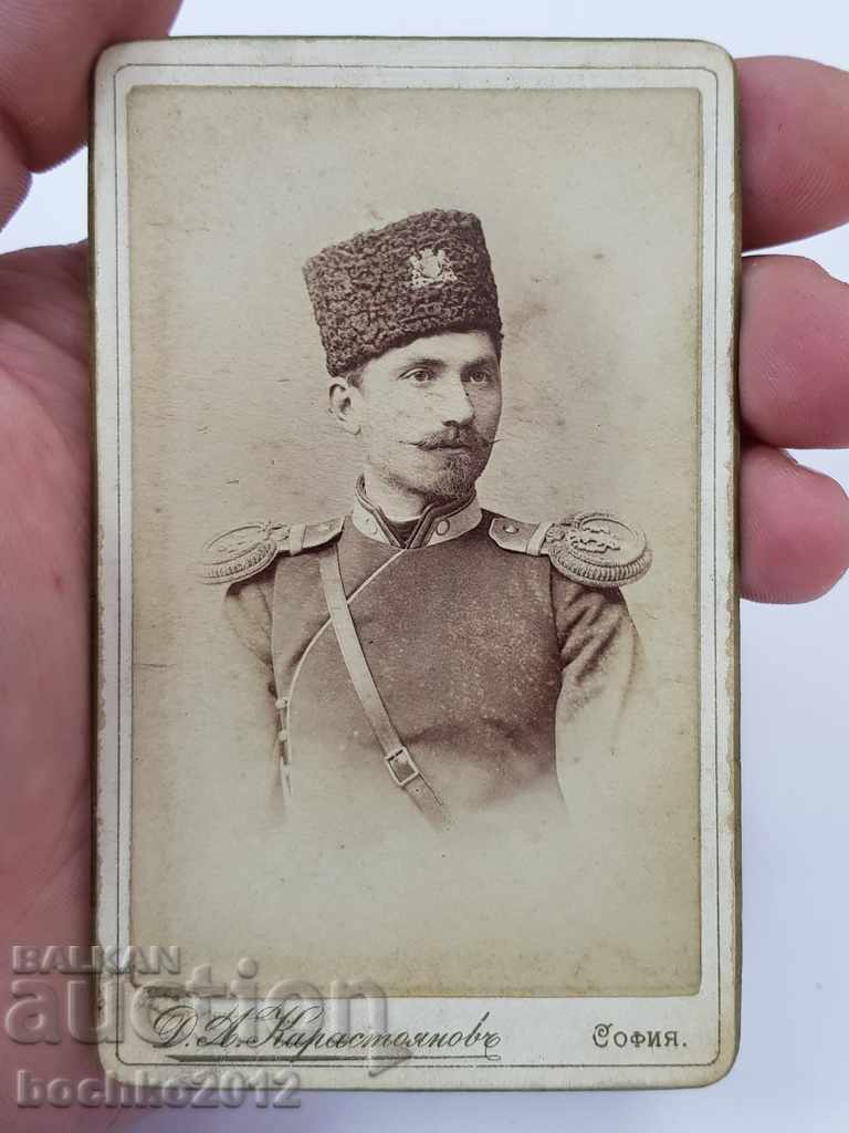 Auction  Early 2 Bulgarian princely photographs of a second lieutenant