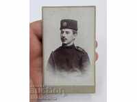 Rare Bulgarian princely photograph of a soldier Ruse 1900