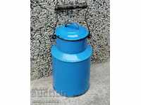 Old jug with handle, enameled dish, enamel, rubber bucket