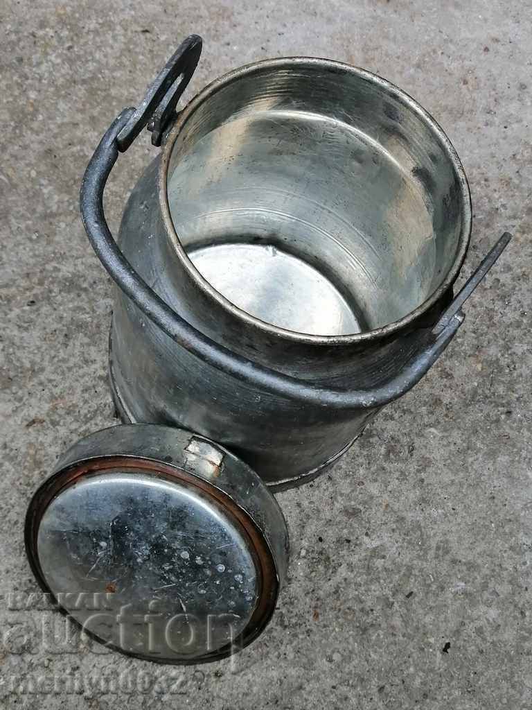 Old jug with handle, milk jug bucket - 5 Old jug with handle, milk jug bucket - 5