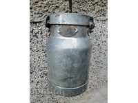 Old jug with handle, milk jug bucket