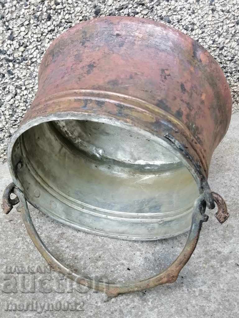 Auction  Old copper cauldron, cauldron, copper, copper