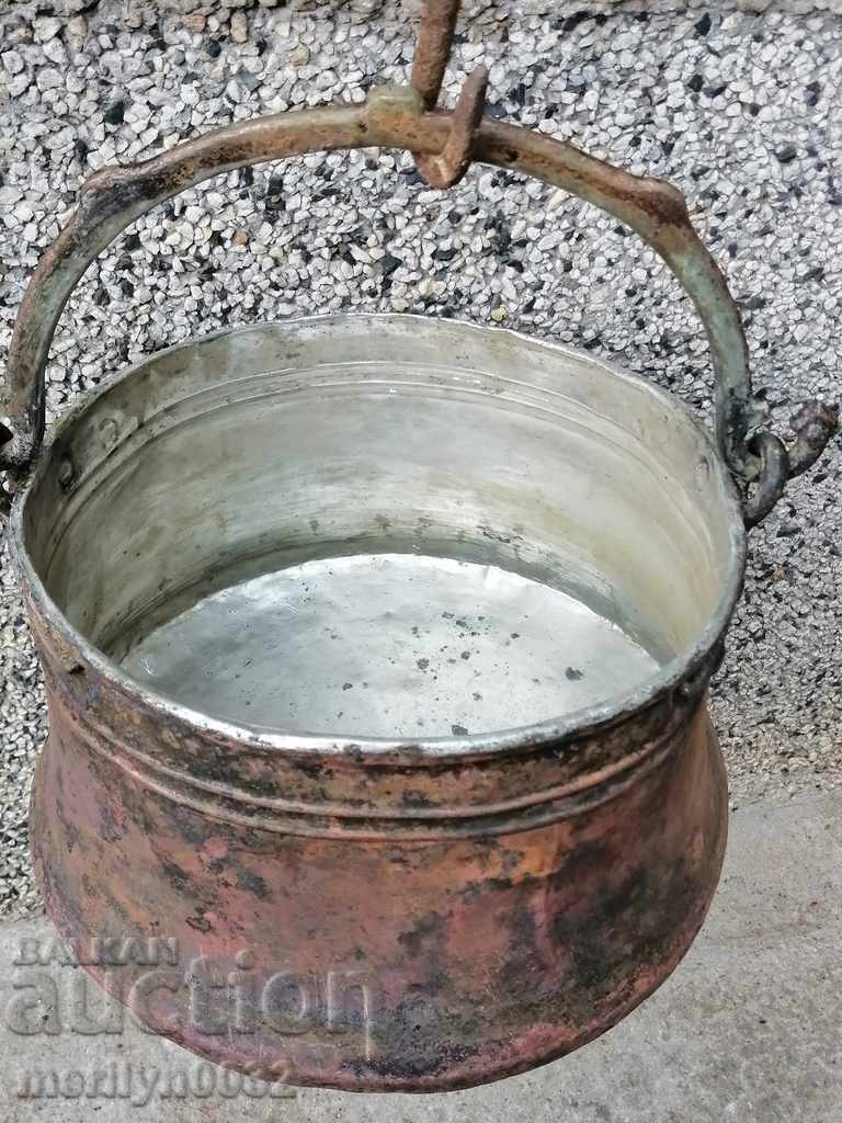 Old copper cauldron, cauldron, copper, copper - 7