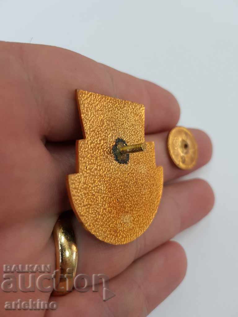 Auction Bulgarian communist badge Culture in the workplace Auction Bulgarian communist badge Culture in the workplace