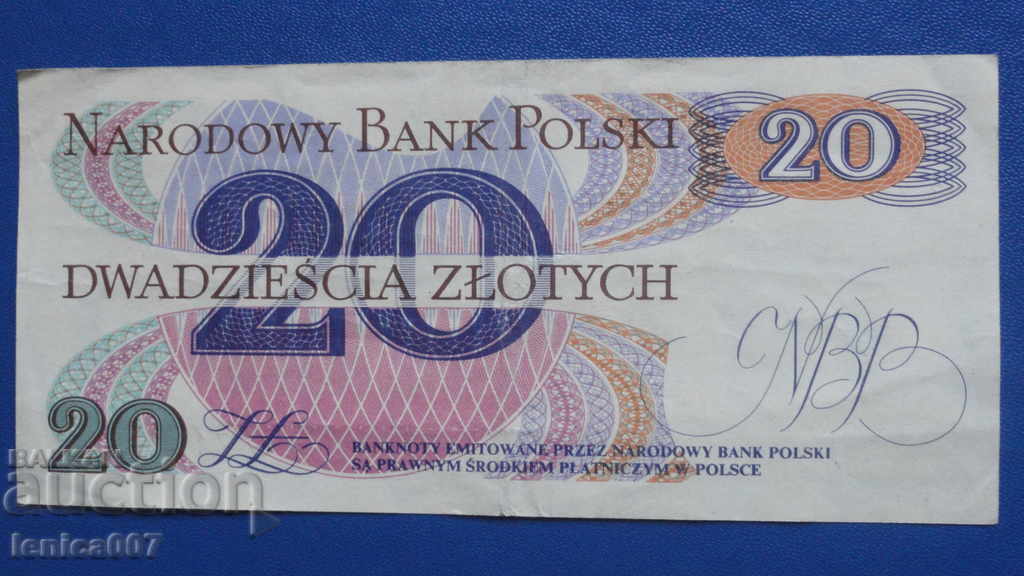 Polonia 1982 - 20 de zloți - 6 Polonia 1982 - 20 de zloți - 6