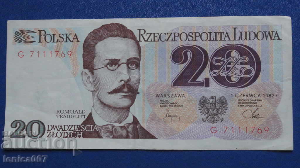 Polonia 1982 - 20 de zloți Polonia 1982 - 20 de zloți