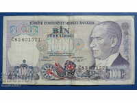 Turkey 1970 - 1000 pounds