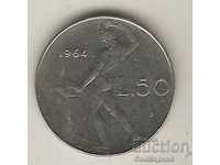 Ιταλία + 50 λίρες το 1964